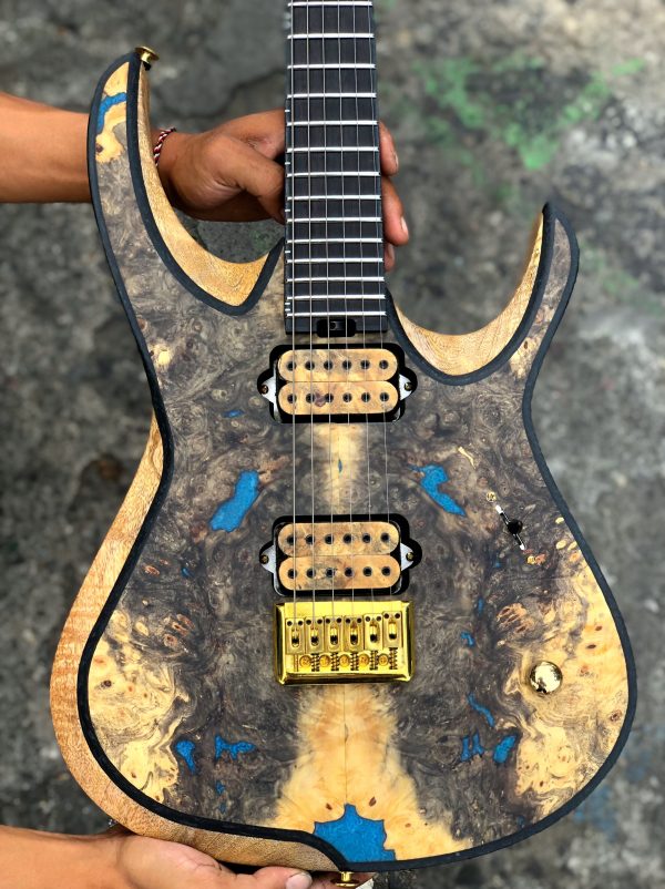 Balkatora 6 strings (Buckeye Burl) - Image 2